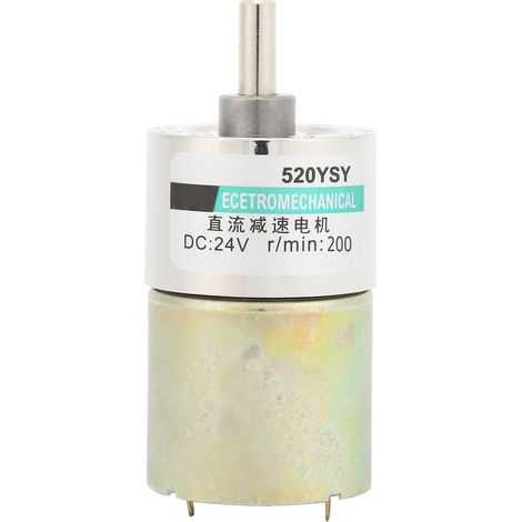 Moteur à réduction DC24V couple élevé sens horaire/antihoraire XD‑37GB520 200 tr/min pour machine-outil CNC (1/5)