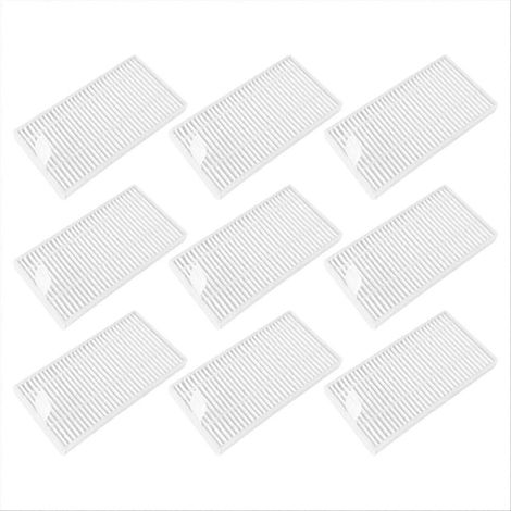 Filtres lavables 9 pièces pour purificateur Alpha 2 pro, remplacements réutilisables, compatibles avec modèle Alpha 2 pro, pack de 9 éléments filtrants, adaptés à l'usage quotidien, haute efficacité, (1/5)