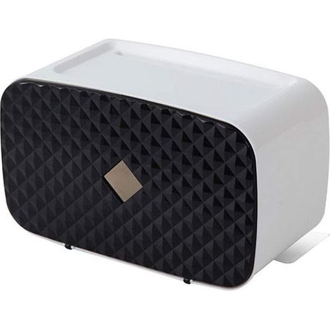 1 Porte-papier toilette mural, ABS étanche, système anti-chat, étagère rangement, salle de bain (1/4)