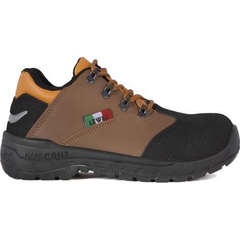 Scarpe antinfortunistiche Lewer High Frequency 500 S3 SRC - 43 - Marrone (1/2)