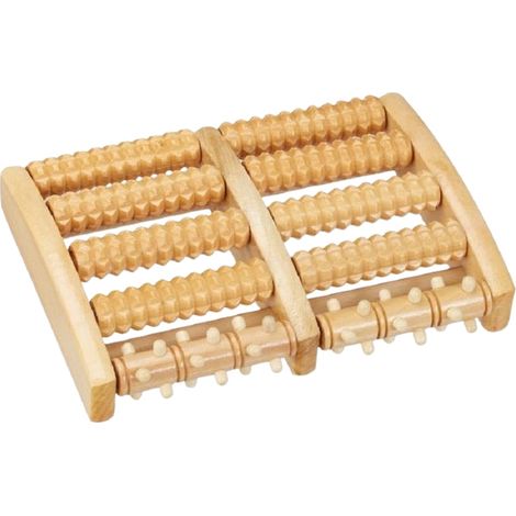 Rullo massaggiante per piedi in legno (1/5)