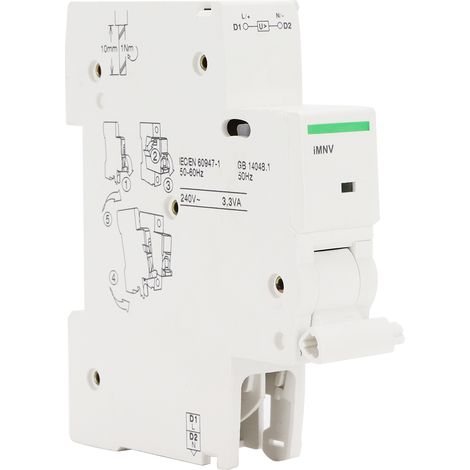 Accessoire pour disjoncteur miniature IC65 IMNV : déclenchement en cas de surtension ou de sous-tension (1/5)