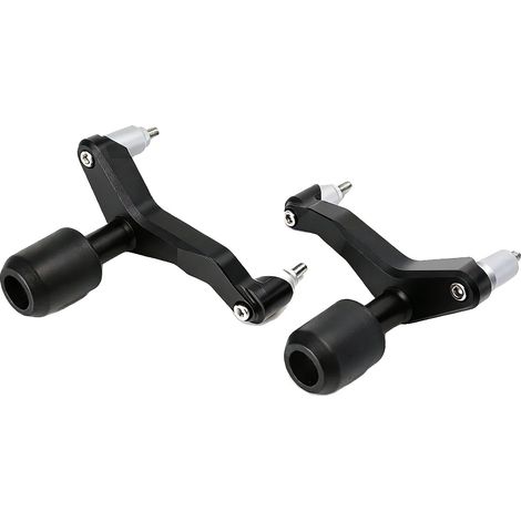 Protección anticaída para motocicleta, protector deslizante del motor, fácil instalación, negro. (1/2)