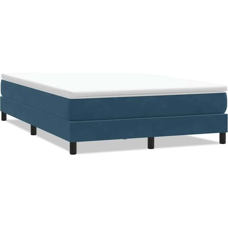 Maison Exclusive - Sommier à lattes de lit sans matelas bleu foncé 140x210 cm