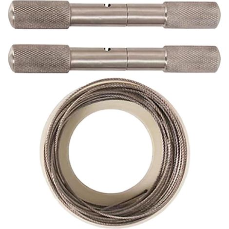 Herramienta para descornar cables de acero: mangos ergonómicos, cable de acero, fácil de usar para senderismo/acampada.
