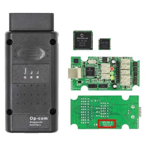 Opcom V195, OBD-2-Code-Lesegerät, Diagnosegerät für Opel-Fahrzeuge, opcom 195, opcom 1.95-a (1/2)