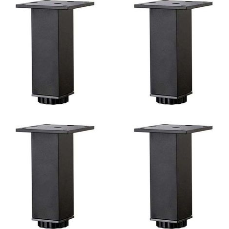 Gambe per mobili in lega di alluminio regolabili in altezza, ideali per tavolini da caffè/divani, mobili da bagno/lavabo (12 cm/4,7 pollici)