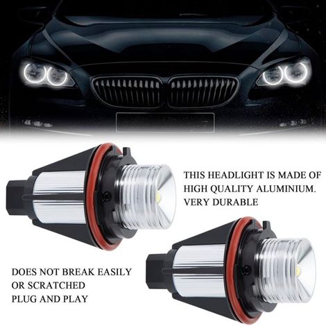 Set 2 fari Angel Eyes compatibili BMW E39-E87, 6000K-7000K, Xenon, Decoder inclusi (1/3)