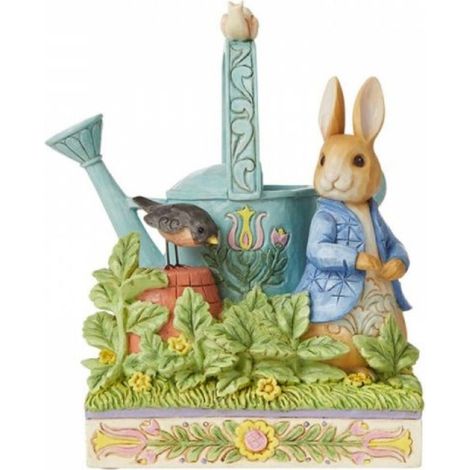 Figurine de collection Pierre Lapin arrosoir