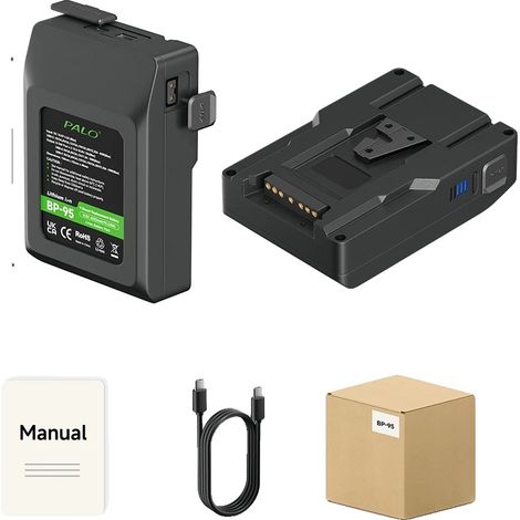 Batterie, capacité de 95Wh, charge rapide PD20W, Bleu (1/2)