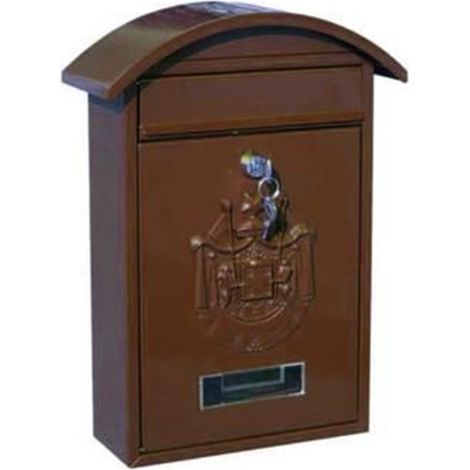 SICURO CASSETTA POSTALE CON TETTO E CHIAVE A CILINDRO PER ESTERNI cm.21x6x31h.