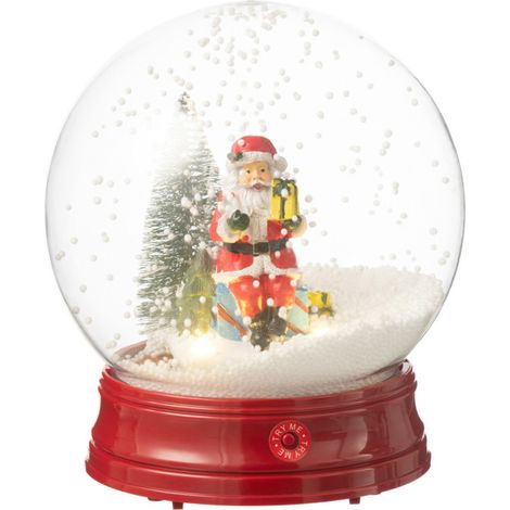 Boule à Neige à LED "Père Noël" 23cm Multicolore (1/3)