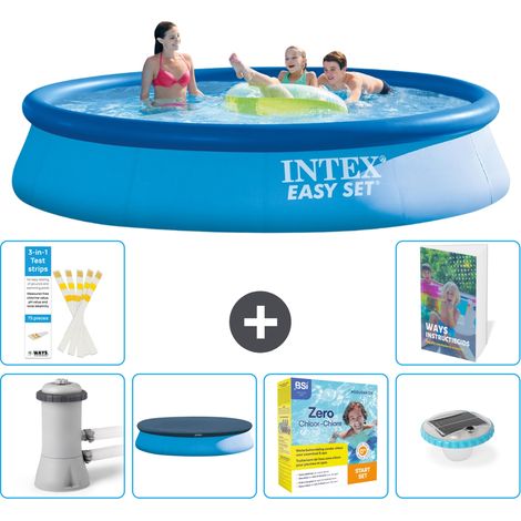 Intex Piscina Easy Set Rotonda - 396x84 cm - 7-pezzi  S178
