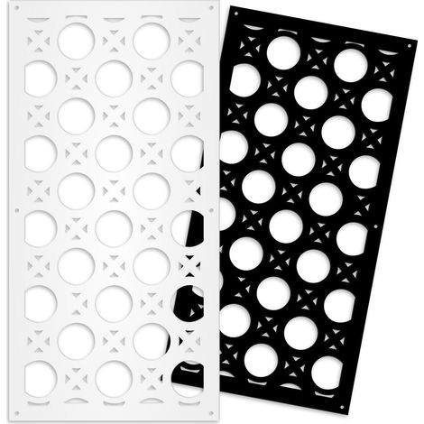 NOTTINGHAM - Pannello in PVC traforato - Parasole - Colore: nero - Misura: 50x150 cm (1/3)
