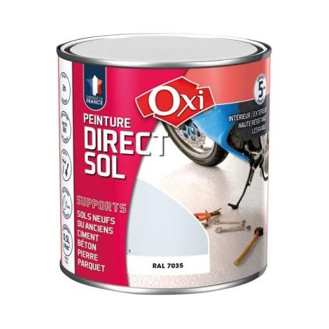 Oxi Direct Sol Satinierte Farbe Hellgrau 0,7 L