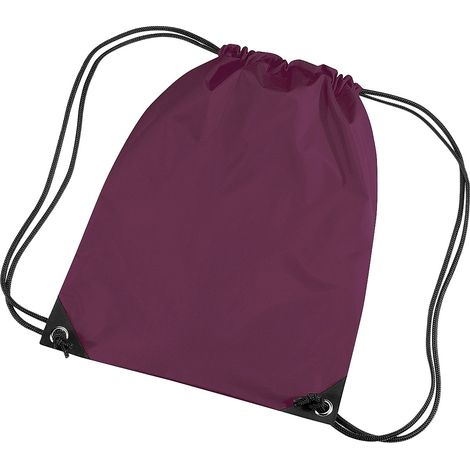 Sac de sport étanche Bagbase Premium Gymsac (11 litres) (lot de 2) Bordeaux (1/2)