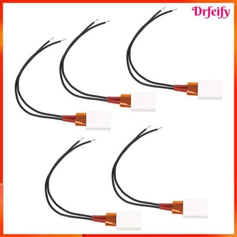 Akozon Plaque chauffante 5Pcs Heater Plate Ceramic Thermostatic Aluminum Heating 70℃ informatique audio 24 V 250 mA (1/5)