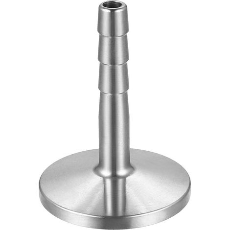 304 Acier Inox KF16 Bride à 6mm Caoutchouc Tuyau Barb Adaptat Vide (1/5)