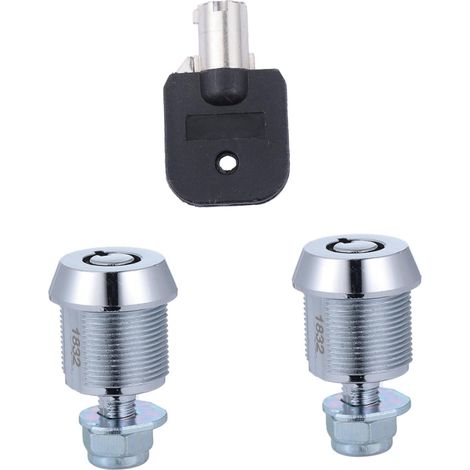 Serrure tubulaire à came réversible Baluue 17 mm pour armoire et (1/5)