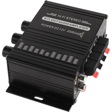 Ampli stéréo portable 12V son clair, mini amplificateur pour voiture moto maison AK270 (1/5)