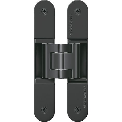 Simonswerk Türband TECTUS TE 640 3D, verdeckt, Stahl schwarz beschichtet - 2 Stück (1/5)