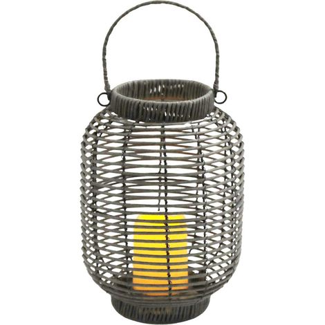 Lanterne avec bougie led Candle 22 x 30 cm (DxH)