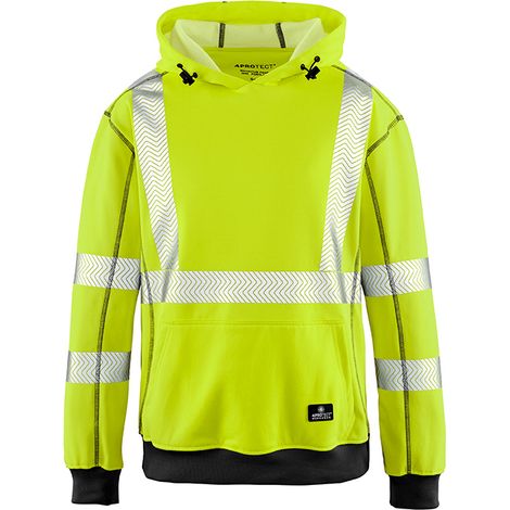 4PROTECT® Warnschutz Hoodie Portland Leuchtgelb XXL (1/4)