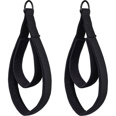 Sangles pour Reformer Pilates – Double boucle – Boucles confortables pour les mains et les pieds – Conviennent pour une utilisation à domicile et en studio (1/4)