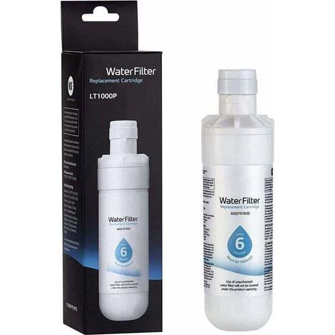 Filtro de agua para refrigerador LT1000P – 6 meses / 200 galones – Blanco – Compatible con ADQ74793501, ADQ75795105, AGF80300704 (1/4)