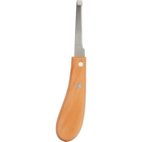 Outil pour Sabot en Acier Inoxydable Manche en Bois, Antidérapant et Portable, pour Moutons et Bovins, Facile à Utiliser la Ferme Marron, Acier Inoxydable et Bois, Portable, Léger, Facile à Utiliser (1/5)
