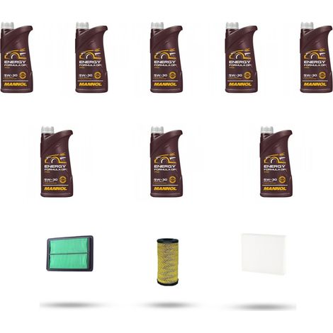 Kit tagliando 3 FILTRI e 8L OLIO compatibile con Renault Koleos II 2.0 Blue DCI 190 140kw dal 2019 (1/5)