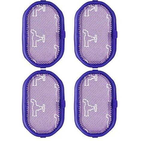 Pack of 4 Washable Replacement Filters for Dyson Vacuum Cleaners D30 DC31 DC34 DC35 DC44 DC45 DC56 (1/4)