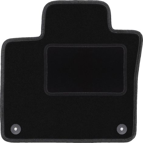 Tapis de sol conducteur en velours noir pour : Volvo XC90 II SUV (2015-) (1/5)