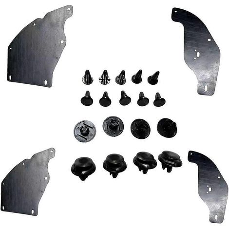 MN146489 MN146488 Garde-boue intérieur avant (lot de 4) pour Mitsubishi Pajero Sport L200 2007-2017, en ABS noir. (1/5)