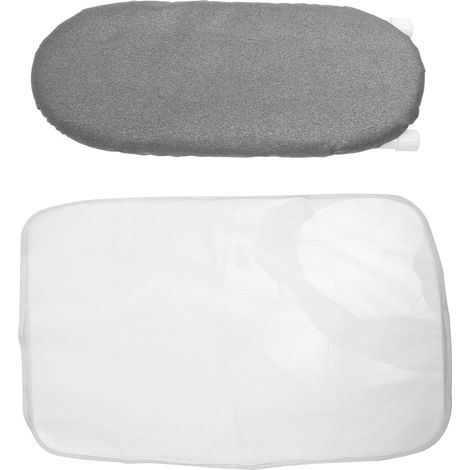 Mini Table à Repasser Pliante en Acier Coussin D'isolation Thermique Résistant Jusqu'à 200 Degrés, Buanderie Vêtements (1/5)