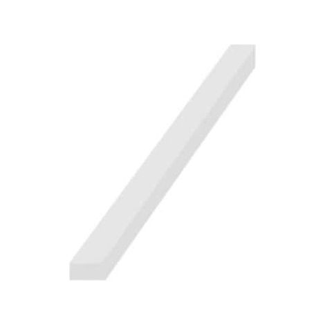 Bande caoutchouc spongieux silicone blanc 20x15mm longueur 1m