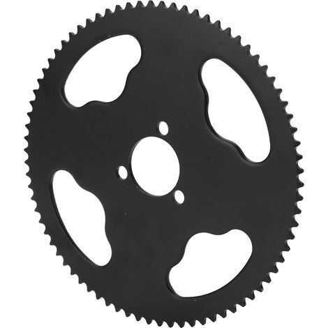 Pignon Noir 25 Dents 78 en Acier Traité pour Moto 47cc, Quad et Karting (1/5)