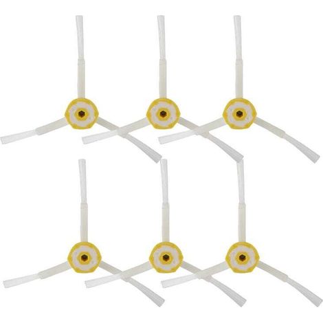 Confezione da 6 spazzole laterali di ricambio per aspirapolvere Roomba serie 500/600/700. (1/5)