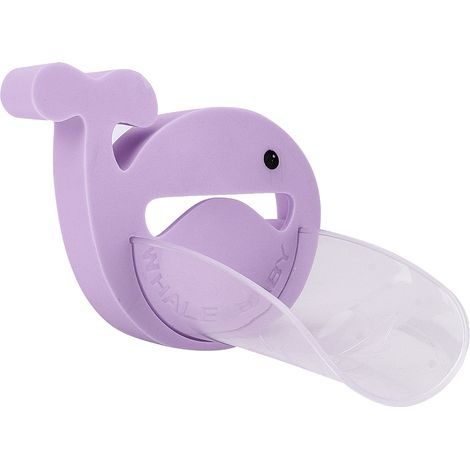 Prolongateur de Robinet pour Lavage des Mains Bébé, Embout Élargisseur de Lavabo Violet (1/5)