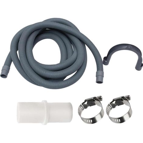4 pièces machine à laver Drainage tuyau tuyau, lave-linge tuyau de vidange pour Washing Drainage tuyau, avec U Shape support, 13.2 Feet Long (1/5)