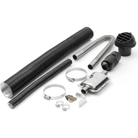 Kit silencieux d'échappement 24mm pour chauffage diesel – Acier inoxydable – Réduction du bruit – Compatible Webasto et Dome (1/3)