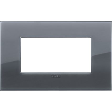 Placca Classic 4M Reflex grigio fumè Vimar Arkè 19654.61