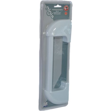 PORTASCIUGAMANI GIOIA 30CM IN ABS BIANCO (1/3)