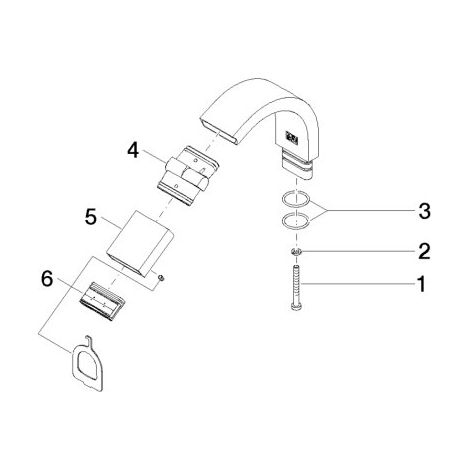 Dornbracht 90282226500-06 Bec de robinet Pièces de rechange