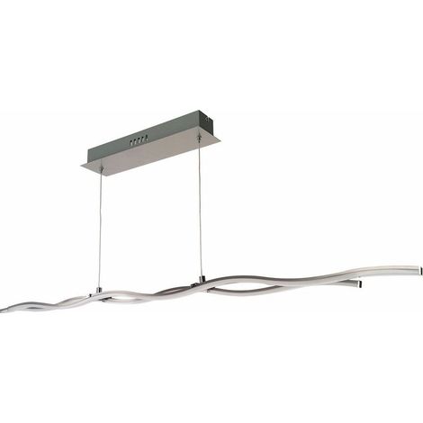 Suspension moderne LED 10W Wave Line Reality grise
