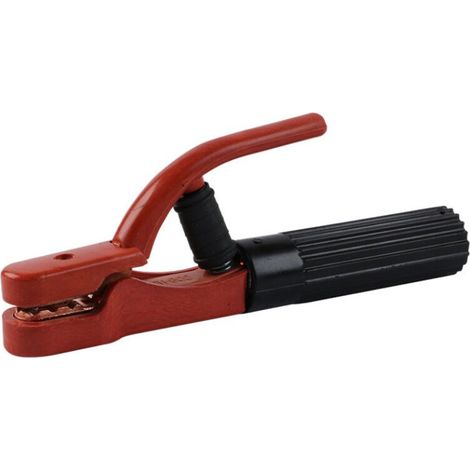 Support d'électrode de soudage 800 A, poignée recouverte résistante à la chaleur, mâchoire très résistante, pince d'électrode, convient pour soudage MMA/Arc Stick(1 pcs)