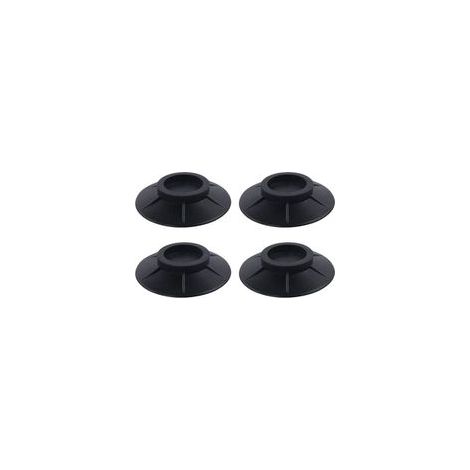 4 Antivibrationspads, stoßdämpfendes Gummi für Waschmaschinen und Trockner, rutschfeste Matte für empfindliche Böden (1/5)