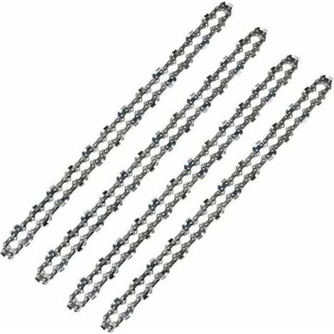 PA 52 Treibglieder-Kettensägekette, 3/8 Zoll LP-Teilung, 0,50 Zoll (1,3 mm) Stärke, geringer Rückschlag, 4er-Pack 52 Treibglieder-Kettensägeketten für 14 Zoll (35 cm) Führungsschiene – LARGEI (1/4)