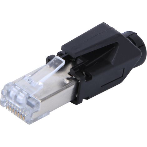 4 Stück wasserdichte Netzwerkstecker RJ45 1P07-RJ45 für Industrieanwendungen (1/5)
