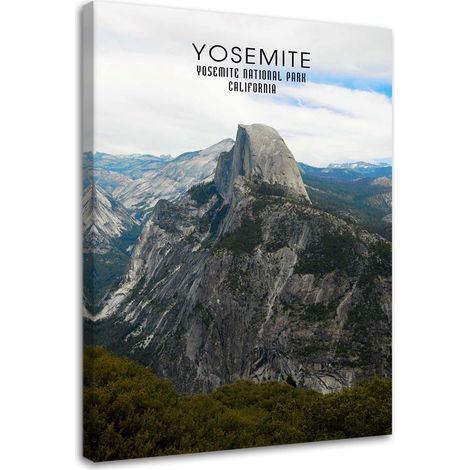 Tableau sur toile Montagne Parc national de Yosemite 40x60 (1/5)